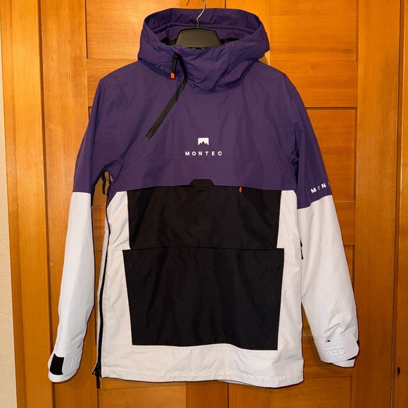 Montec Men's or Women’s Ski & Snowboard Jacket - Purple, Black, and White - Picture 1 of 12